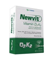 Newvit Vitamin D3K2 Sprey 200 Puf Takviye Edici Gıda 30 ml