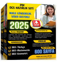 2025 DGS Hazırlık Seti (Video Destekli PDF Ders Notları)