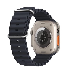 Microsonic Apple Watch Series 6 44mm Kordon Ocean Band Lacivert