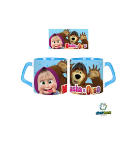 GHOSTBASTIR DESIGN Maşa ile Koca Ayı Kupa Bardak Tek Adet 0892