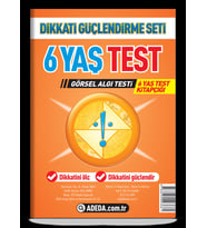 Adeda Yayınları Dikkati Güçlendirme Seti 6 Yaş Yaprak Test