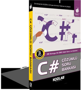 C# ÇÖZÜMLÜ SORU BANKASI (Siyah - Beyaz)