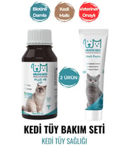 Kediler İçin Tüy Dökümünü Azaltan, Besleyen Multivitaminli Kedi Tüy Damlası - Kedi Malt Macunu
