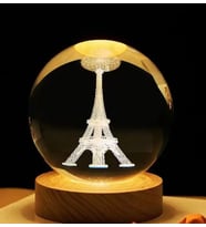 Eyfel Kulesi Paris Temalı Cam Küre