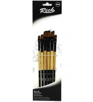 Rich Yan Kesik Fırça Seti 6lı Set 4