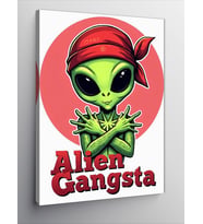 Kanvas Tablo Uzaylı Gangster