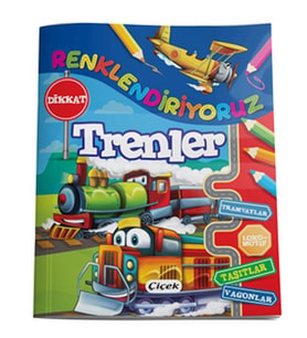 Renklendiriyoruz - Trenler