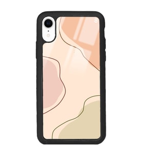 iPhone XR Nude Colors Tasarımlı Glossy Telefon Kılıfı