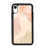 iPhone XR Nude Colors Tasarımlı Glossy Telefon Kılıfı