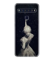 TCL 10L 10 Plus 10SE 20E 20SE 30SE L7 Kılıf Desemli Silikon Star Woman 1332
