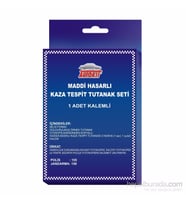 KAZA TESPİT TUTANAK SETİ '1 ADET KALEMLİ'