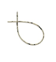 Hematit Doğal Taş Parlak Antik Sarı Dore Kesim 2x1mm Dizi