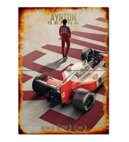Karizma Tablo Ayrton Senna Art Mdf Poster 70cmX 100cm