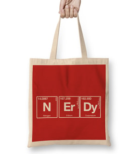Elements Of a Nerd Bez Çanta Uzun Saplı