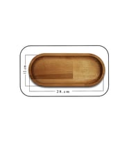 Ahşap Oval Sunumluk Çerezlik Kahvaltılık Lbovl02