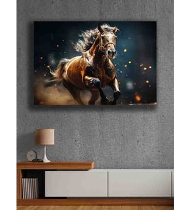 Koç stüdyo Modern tasarım kanvas tablo 50x70 (Çok Renkli)