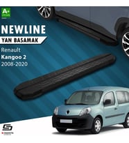 S-Dizayn Renault Kangoo 2 Uzun Şase NewLine Siyah Yan Basamak 223 Cm 2008-2020 A+ Kalite