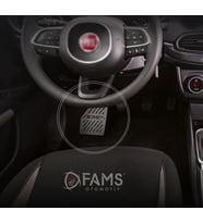 Fiat Egea Uyumlu  Özel Desenli Krom Ayak Dinlendirme Pedalı Ayak dayama pedalı 2015-2019 Sedan
