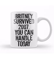 Britney   Survived  2007 Kupa Bardak Porselen