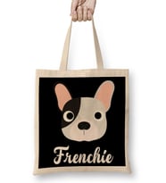 Frenchie French Bulldog Bez Çanta Uzun Saplı