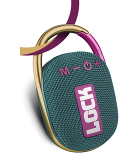 Powerway Lock Yeşil  Renk Taşınabilir Bluetoot Hoparlör (Mavi)