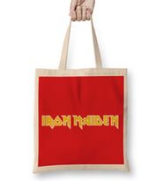 iron Maiden Logo Bez Çanta Uzun Saplı