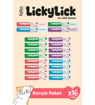 Reflex Plus LickyLick Sıvı Ödül Maması Karışık Paket 15g x 16 Adet