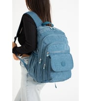 Ultra Hafif Çok Cepli Su Geçirmez Sırt Çantası Unisex Mavi (Model:571-2A)
