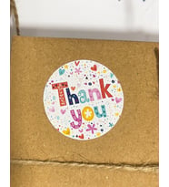 Thank You  Yuvarlak Yapışkanlı Etiket Set 4x4 cm 106 Adet