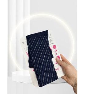 Penti Spiral Navy Burgulu Mavi 20 Den Modern Külotlu Çorap (Lacivert)