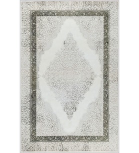 Eliana Home Baskılı, Yıkanabilir Kaymaz Taban Salon Halısı LNA0775 100x150 cm (Gri)
