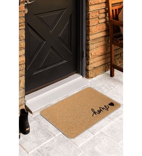 Bej Home Desenli Kapı Önü Paspası KP20