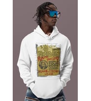 Tasarım Iron Maiden Baskılı Unisex Oversize Rock Metal Müzik Grubu Hoodie