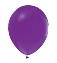 Balon Metalik Düz 5 inç Lila 100'lü-