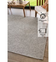 Rusticana 3104 Naturel Jüt Halı Modern Örme Kilim