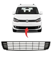 Vw Caddy 2011-2015 Ön Tampon Orta Izgara Kromsuz 1T0853677C