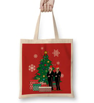 Thomson and Thompson Around The Christmas Tree Tintin Bez Çanta Uzun Saplı