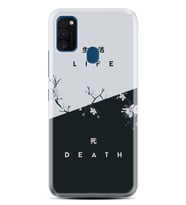 Samsung M21 M22 M23 M30 M31S M32 Kılıf Desenli Silikon Life and Death 1339