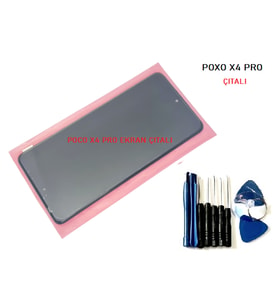 Xiaomi POCO X4 PRO Uyumlu Lcd Ekran Dokunmatik - FULL ÇITALI +TAMİR SETİ