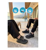Walkway Flystep G Siyah-Beyaz Memory Foam Unisex Spor Ayakkabı