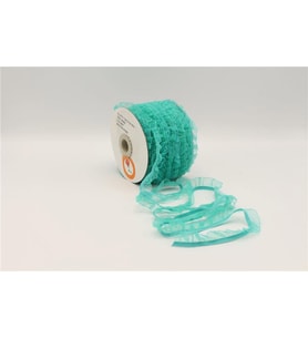 Fırfırlı Lastikler 18 mm Genişlik - 25 mt Su Yeşili
