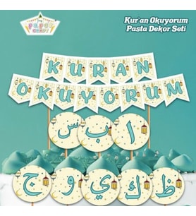 Kuran Okuyorum Şekilli Kürdan Set