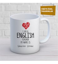 Kişiye Özel İsim Yazılabilir English Teacher Kupa Bardak