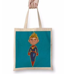 Captain Marvel Bez Çanta Uzun Saplı