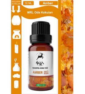 Amber Kokusu Buhurdanlık Yağı Aromaterapi Yağ Difizör Esansı Buhur Yağ Oda Kokusu 10ml (MRL)