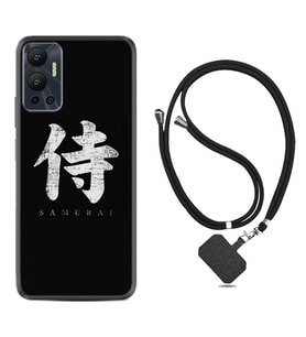 Infınix Hot 12 Kılıf Resimli Boyun Askılı İpli Desenli Silikon Samurai 1340