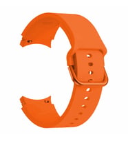 Microsonic Samsung Galaxy Watch 4 Classic 46mm Kordon Solid Silicone Band Turuncu