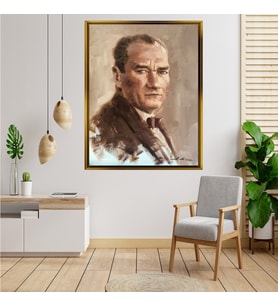 ÇERÇEVELİ ATATÜRK TABLO S386