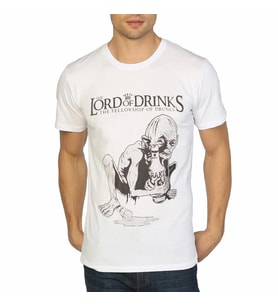 Bant Giyim - Lord Of The Rings Beyaz Erkek T-shirt Tişört