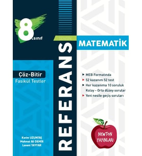 NEWTON 8.SINIF REFERANS MATEMATİK ÇÖZ BİTİR FASİKÜL TESTLER
